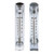Flow Meter, 0.2 - 2 Gallons Per Minute, 1/2" NPT, Panel Mount