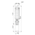 Grundfos 160S300-16 (93143966) dimensional drawing