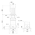 Grundfos CRN 1-3 (99916095) dimensional drawing