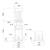 Grundfos CRN 1-21 (99916109) dimensional drawing