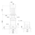 Grundfos CRN 3-8 (99916594) dimensional drawing