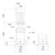 Grundfos CRN 3-21 (99916604) dimensional drawing
