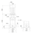 Grundfos CRN 3-25 (99916606) dimensional drawing