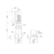 Grundfos CRE 3-12 (99391815) dimensional drawing