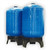 softener / filtration system Tank, 24" x 72", 6" Top and Bottom Flange, with Tripod Base, Natural