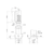 Grundfos CRE 15-4 (93287748) dimensional drawing