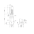 Grundfos CRE 20-3 (93291691) dimensional drawing