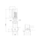 Grundfos CRE 10-1 (99449287) dimensional drawing