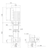 Grundfos CRE 32-1 (99076501) dimensional drawing