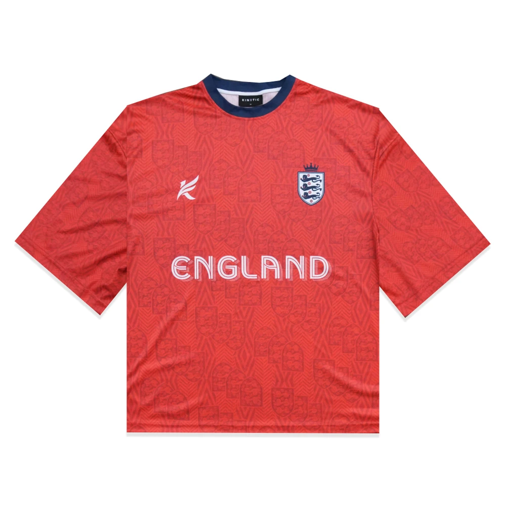 England Red Soccer Jersey