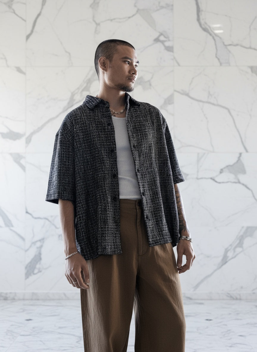 Midnight Spectrum Relaxed Fit Villa Shirt