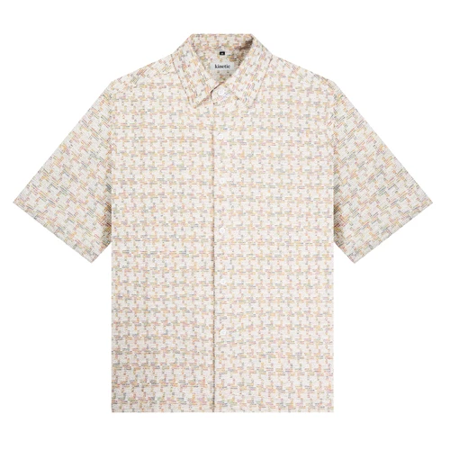 Pastel Mosaic Relaxed Fit Villa Shirt