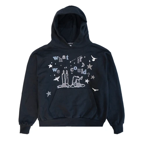 What if we could Embroidered Hoodie