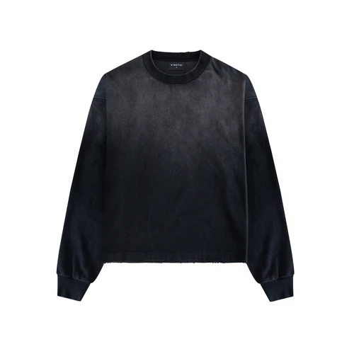 VINTAGE GRADIENT WASHED LONG SLEEVE SHIRT