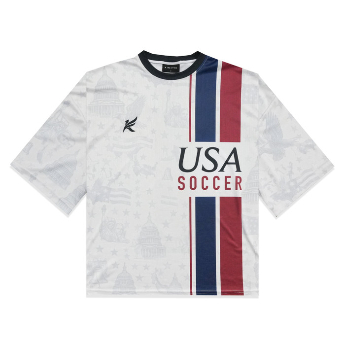 USA Cream Soccer Jersey