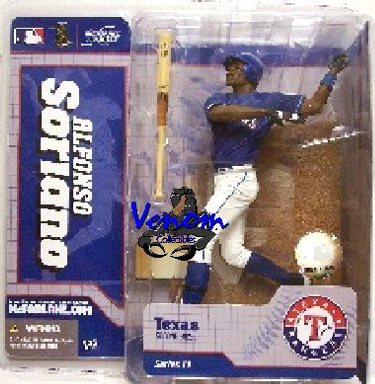 Alfonso Soriano Texas Rangers Blue Jersey Chase MLB S-11 Figure - Venom  Collectibles