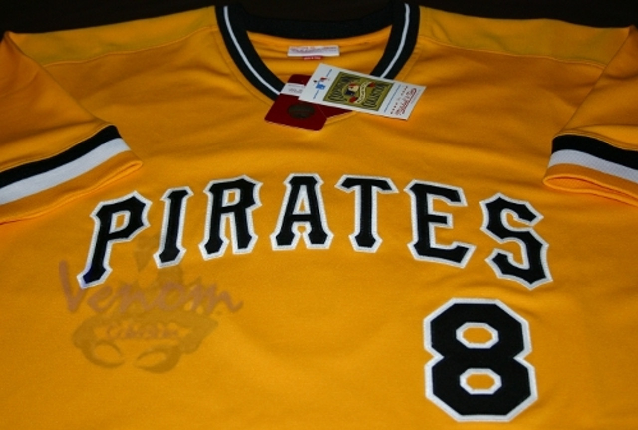 M & N Auth. 1979 Pittsburgh Pirates #8 Willie Stargell Jersey