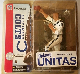 Johnny Unitas Colts (No Helmet) Variant NFL Legends 1 Figure