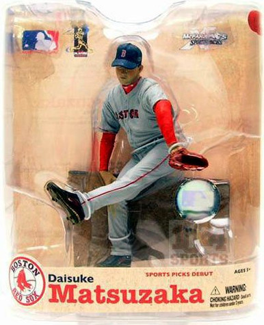 Daisuke Matsuzaka Red Sox Gray Jersey Variant MLB S-21 Figure - Venom  Collectibles