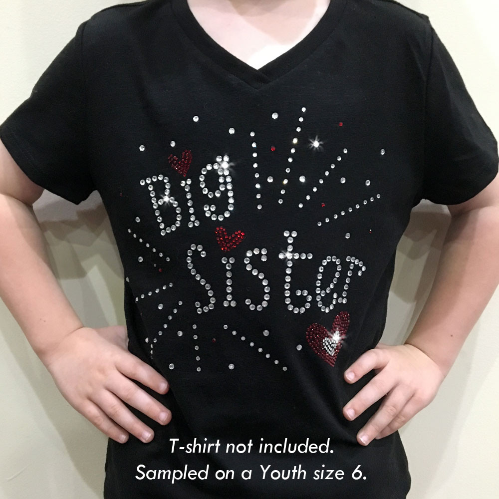 big sister iron on transfer