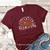 On Earth As It Is In Heaven Iron-on Rhinestone Transfer Sparkly Clear Orange Crystals Bling