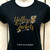 Yellow Jackets Sparkly Gold Iron-on Rhinestone Rhinestud Transfer