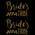 Set of 2 Laurel Bride's Tribe Iron On Rhinestud Transfer