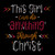 This Girl Can Do Anything Through Christ Iron On Rhinestone Transfer