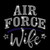 Air Force Wife Iron On Rhinestone Transfer