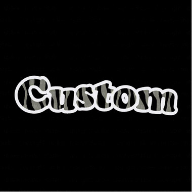 Custom Chic Iron On Rhinestone Transfer