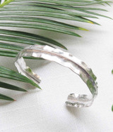 SILVER RIDGE CUFF BRACELET