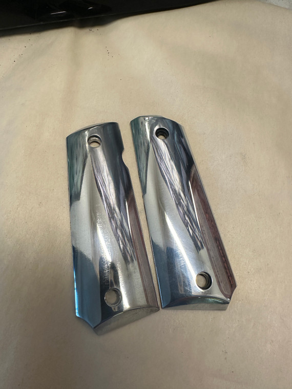 Full Size 1911 Aluminum Grips- Polished