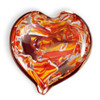 Jewish Wedding Gifts-Blown Glass Heart Wedding Keepsake
