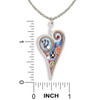 Seeka Heart And Shaddai Judaic Necklace