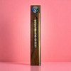 Large Wood And Fused Glass Mezuzah With A Window To The Scroll