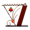 Rosenthal's Sculptural Mixed Media Hanukkah Menorah