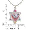 Seeka Star Of David & Heart Necklace