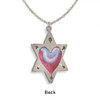 Seeka Star Of David & Heart Necklace
