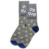 Oy Vey All Day Bamboo Crew Socks