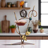 Tall Sculptural Pomegranate Honey Dish Stand
