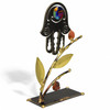 Sculptural Hamsa Sculpture With Pomegranates
