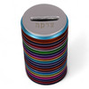 Yair Emanuel Multi-Color Cylinder Tzedakah Box