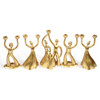 Gold-Tone Joyous Family Hanukkah Menorah
