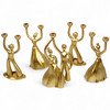 Gold-Tone Joyous Family Hanukkah Menorah