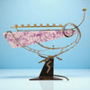 Gary Rosenthal Judaica - "Gary's Glass" Art Menorah