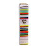 Jewish Gifts | Mezuzahs | Rainbow Mosaic Glass Metal Mezuzah