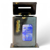 Tzedakah Box With Decorative Glass