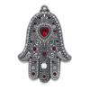 Silver Tone Hamsa Wall Plaque With Doves