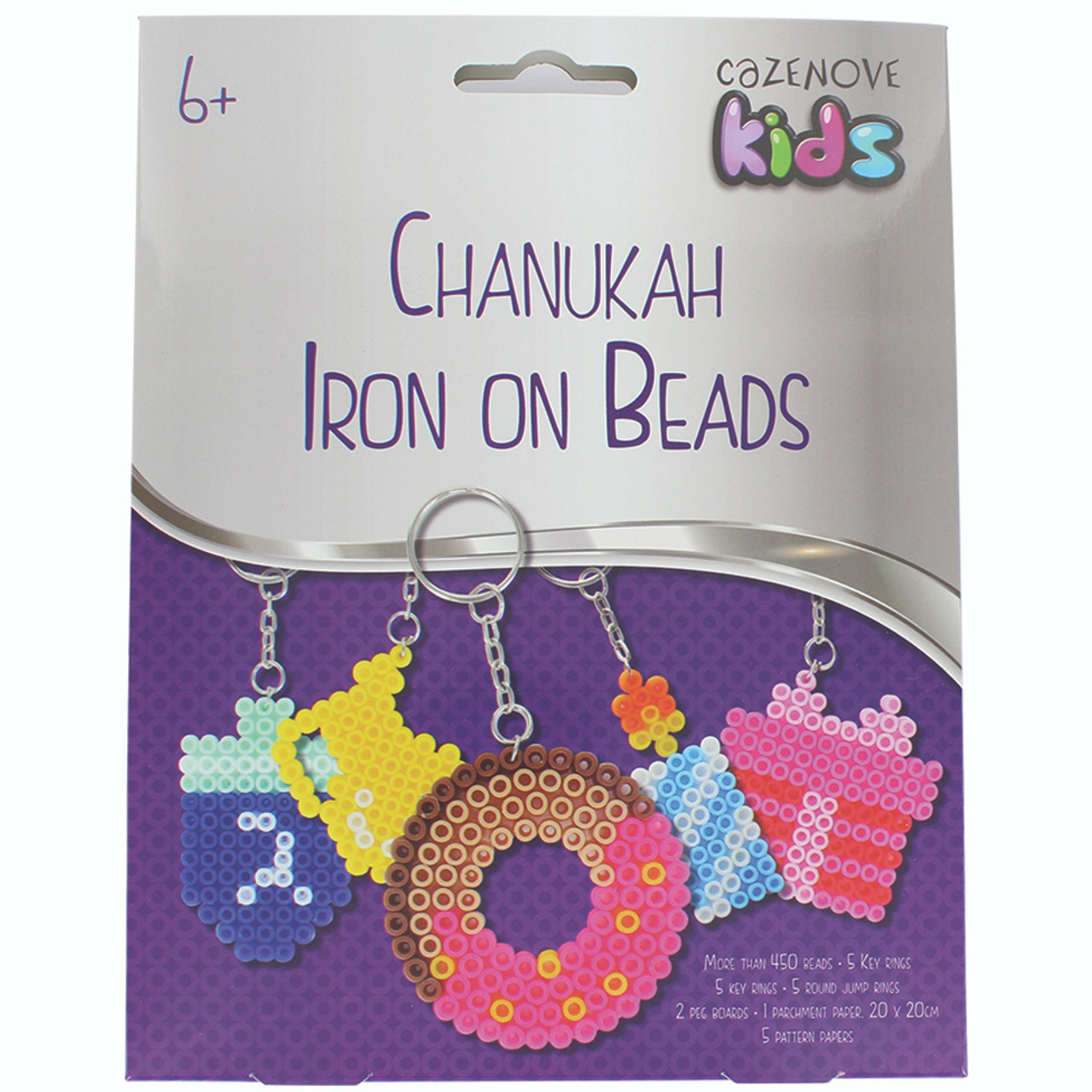 Chanukah Iron on Beads