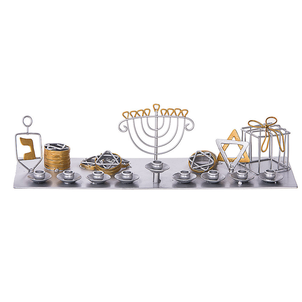 Hanukkah Menorahs Hanukkah Icons Metal Menorah